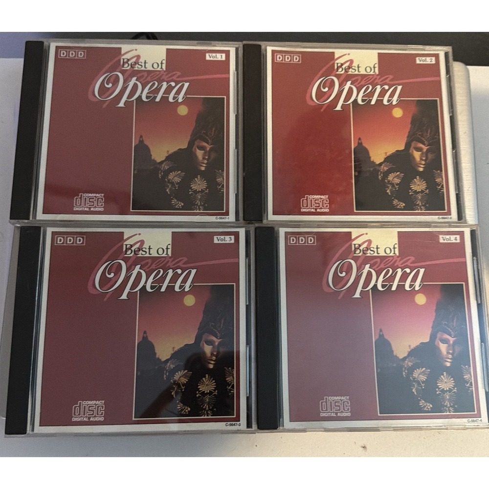 Best Of Opera Volumes‎ 1-4 Madacy Music Group 1992
